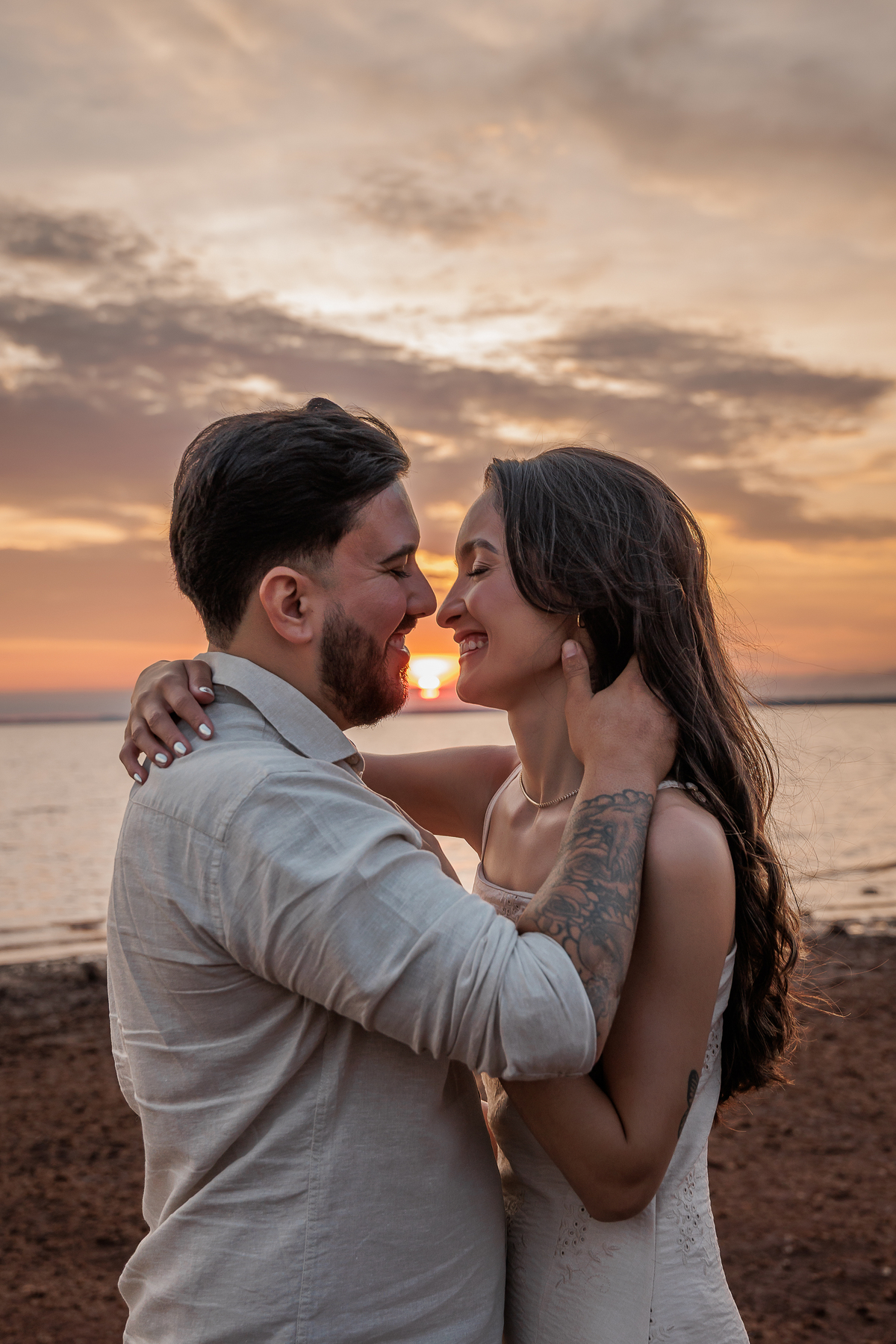 Pré wedding por do sol