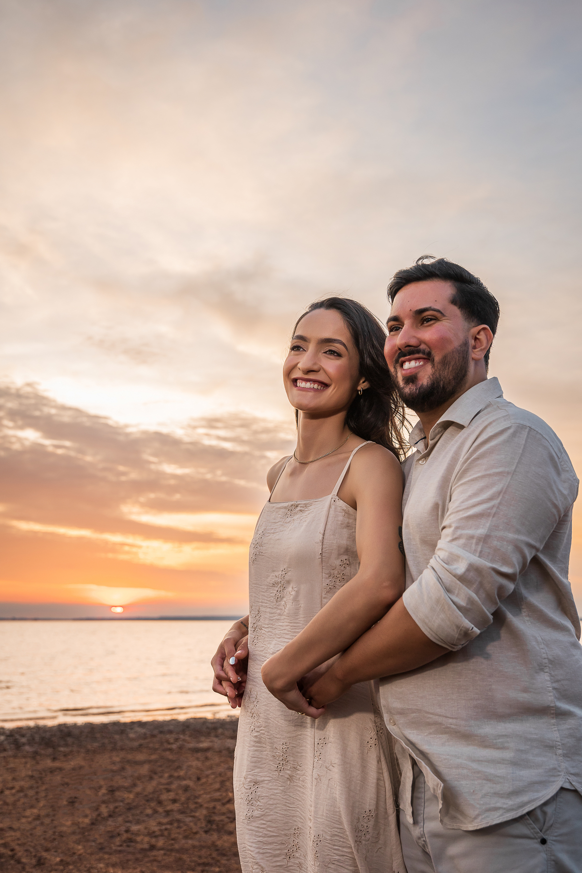 Pré wedding por do sol em Santa Terezinha