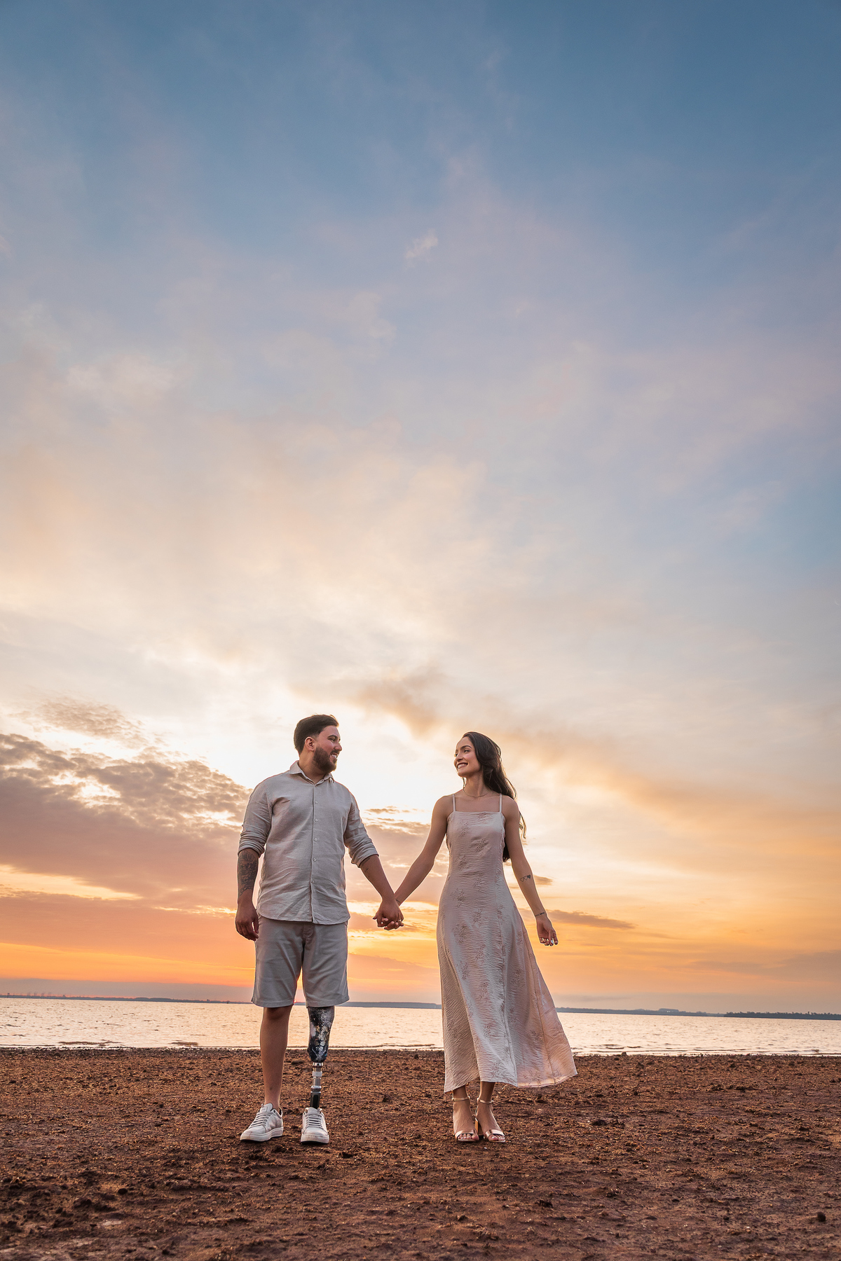 Pré wedding por do sol em Santa Terezinha