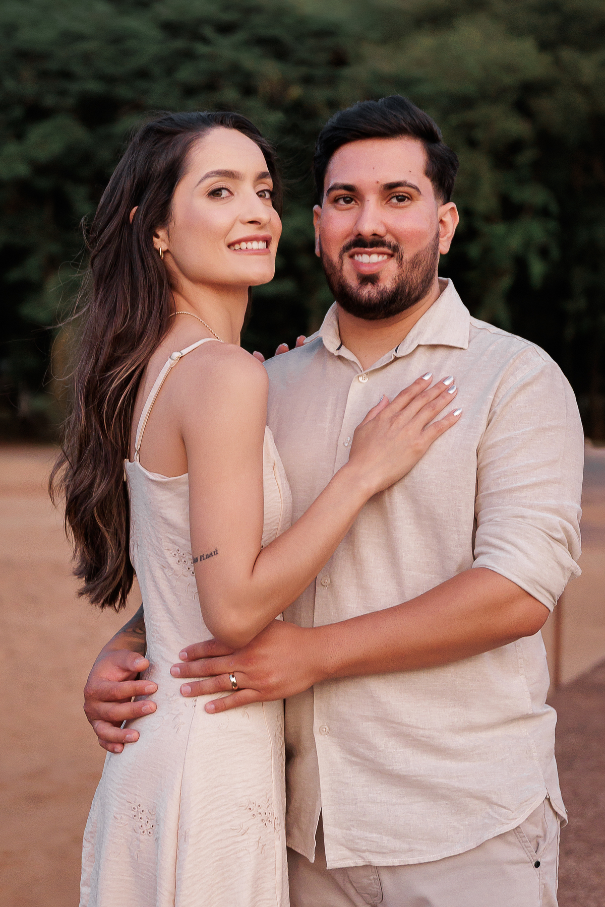 Pré wedding por do sol