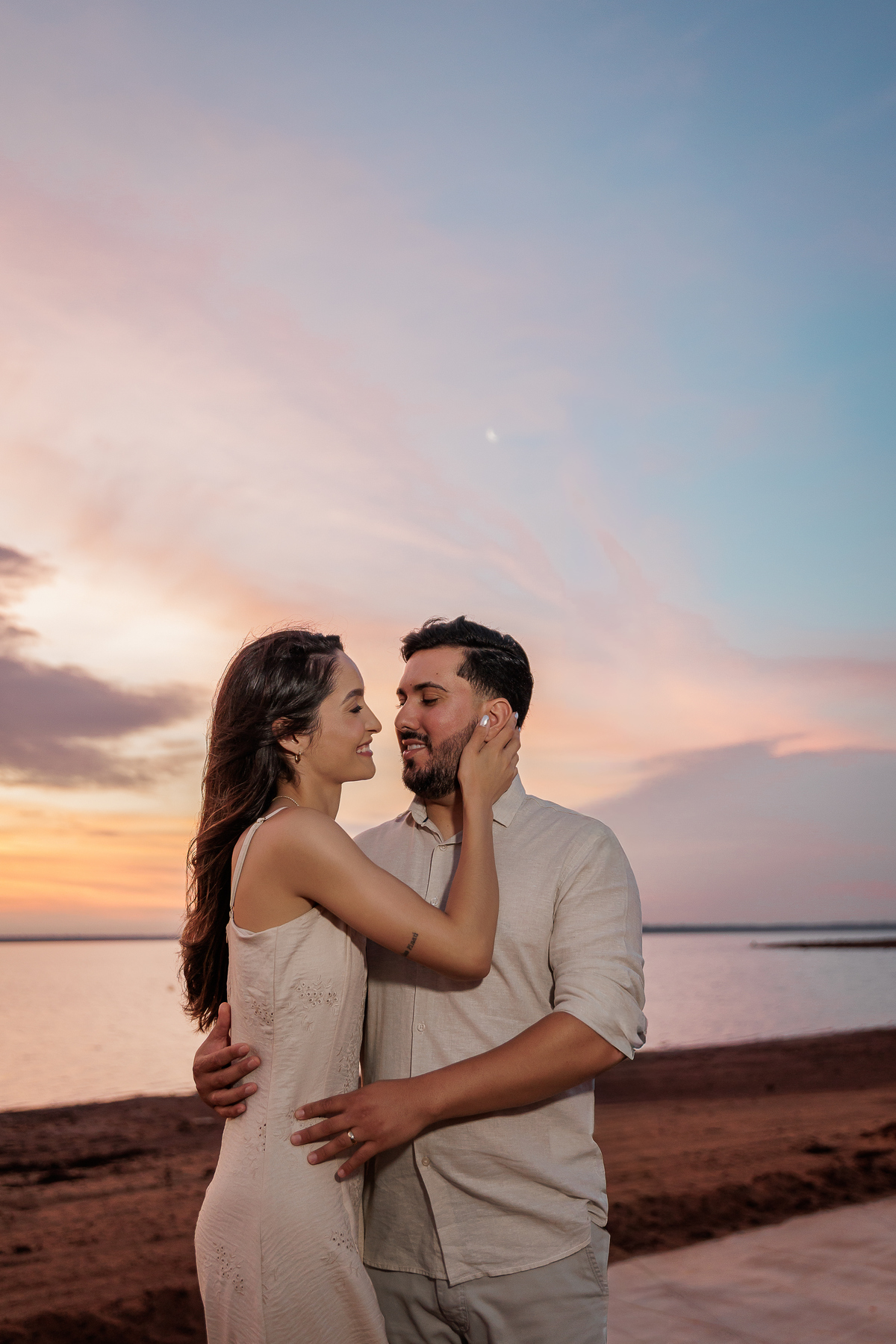 Pré wedding por do sol