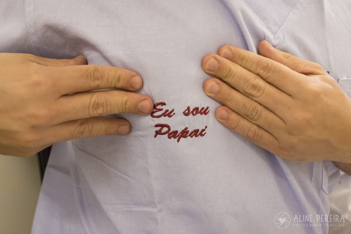papai orgulhoso na maternidade perinatal de laranjeiras