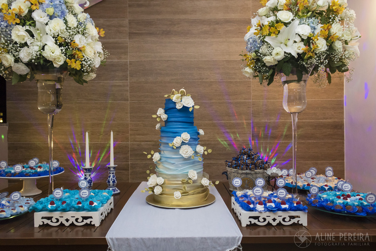 mesa do bolo festa de 40 anos