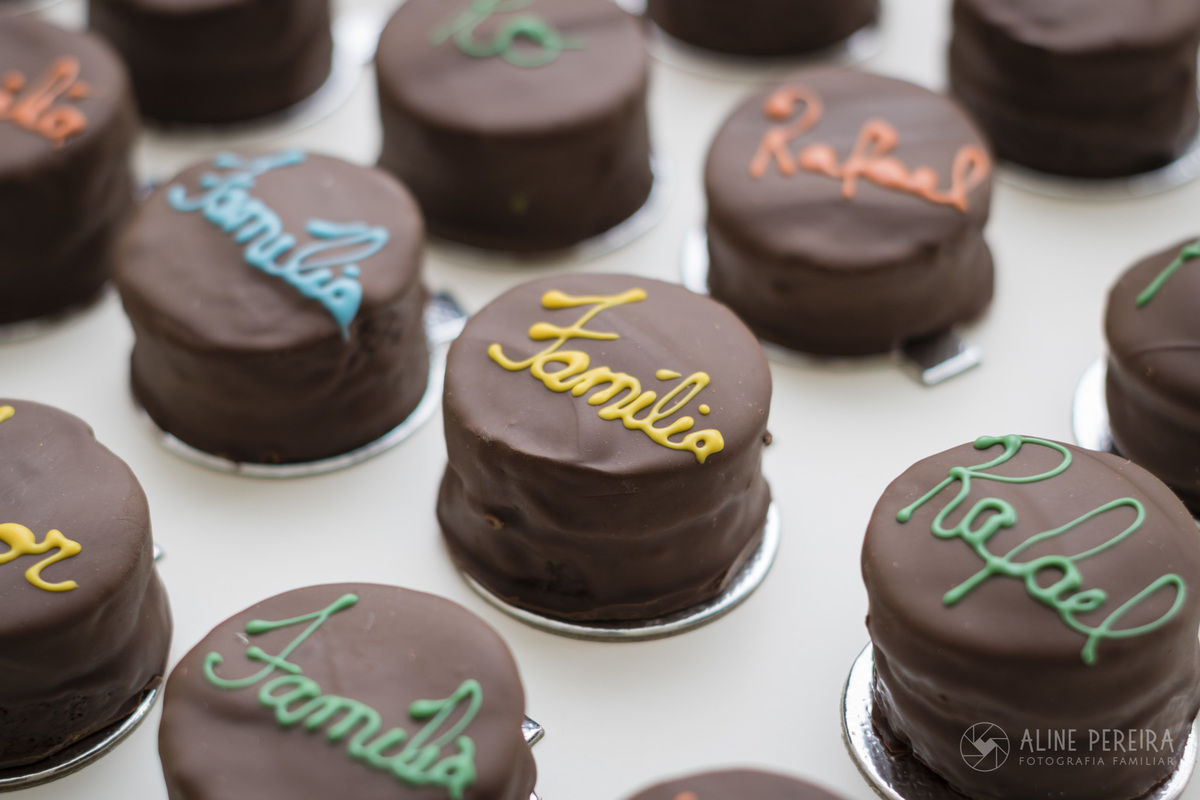 pão de mel decorado no chá de bebê