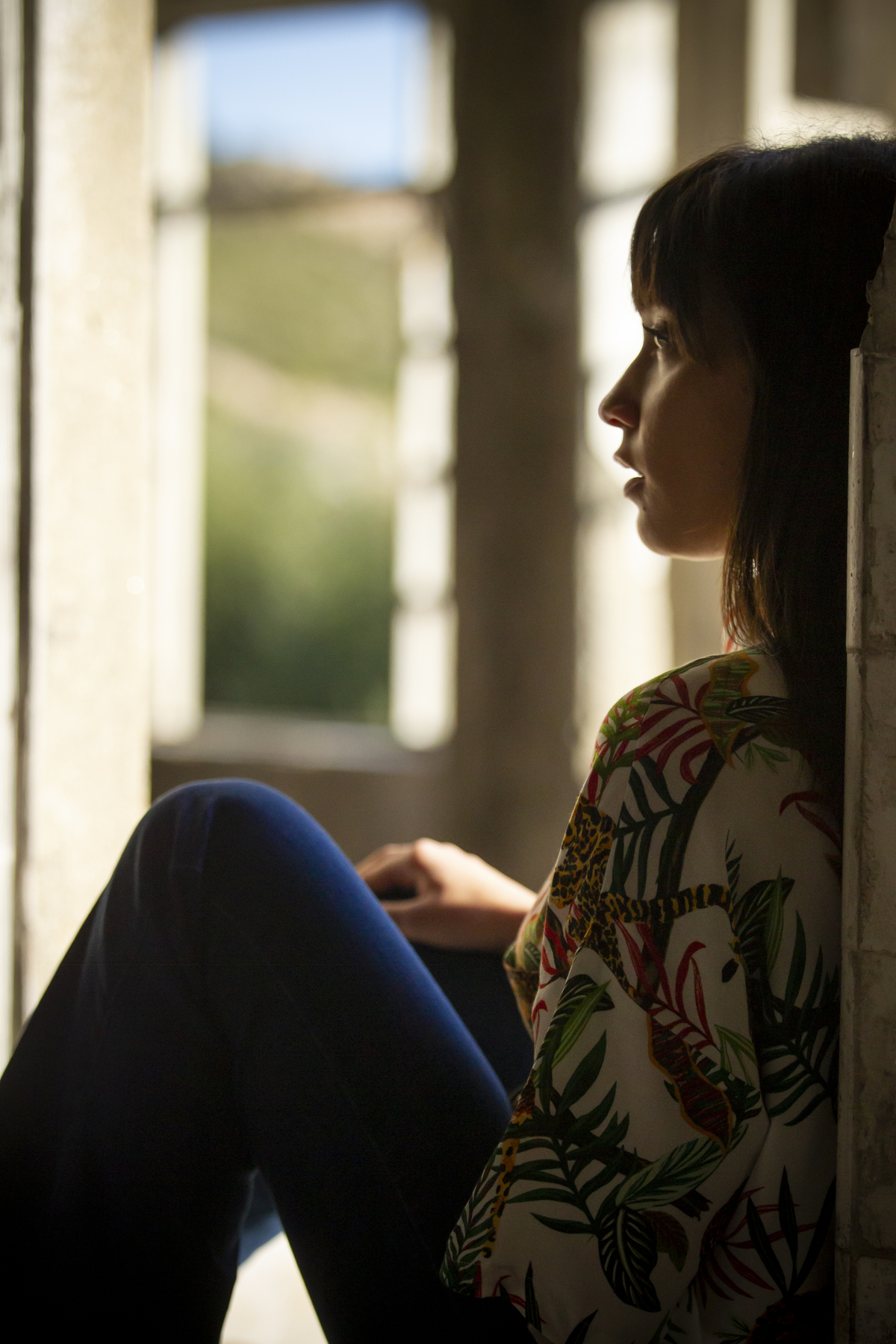book fotográfico, sessão de mulher, tranquilidade em sessão fotográfica