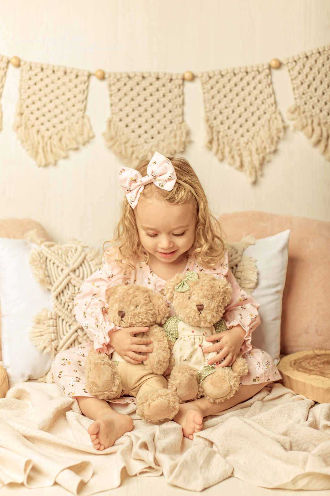 infantil boho rústico romântico princesa ursinhos ursos artesanato handmade acompanhamento mensal bimestral trimestral fotografia retrato ensaio família Niterói Itaipu Região Oceânica Rio de Janeiro estúdio