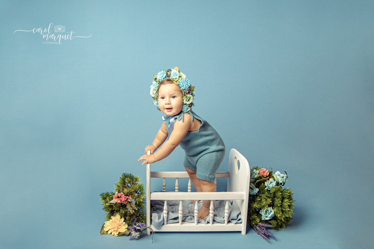 Acompanhamento trimestral mensal bebê infantil flor floresta jardim ensaio fotográfico retrato princesa Niterói Itaipu Região Oceânica Família Rio de Janeiro