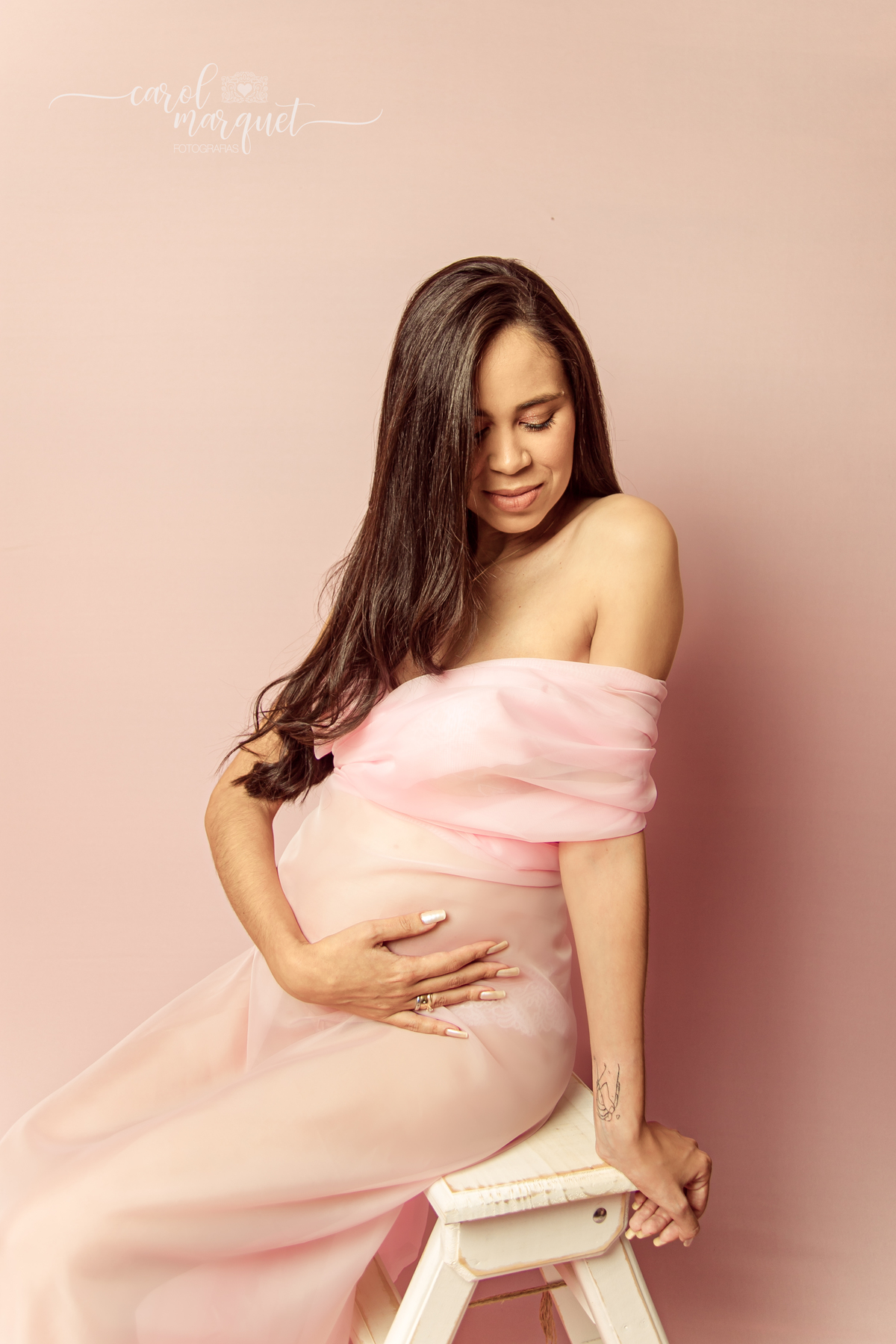 gestação gestante rosa romântico clean princesa bebê neném recém nascido Niterói Itaipu Região Oceânica Rio de Janeiro