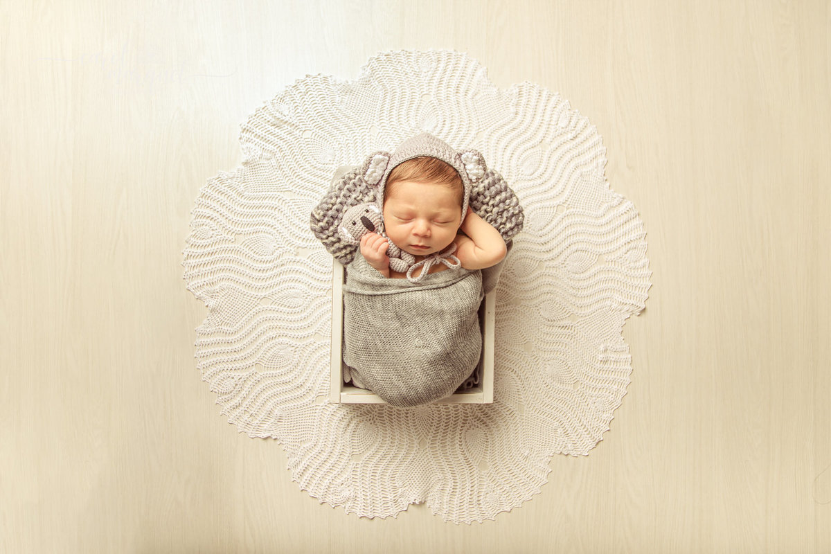 newborn recém nascido bebê neném Natal papai natalino amigurumi coala Niterói Região Oceânica Itaipu Piratininga Rio de Janeiro fotografia ensaio retrato