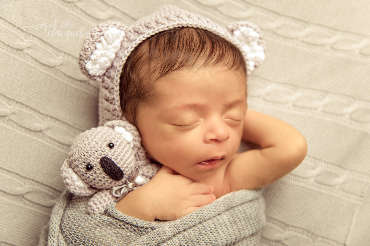 newborn recém nascido ensaio fotográfico Niterói Rio de Janeiro Itaipu Região Oceânica amigurumi davi cowboy country