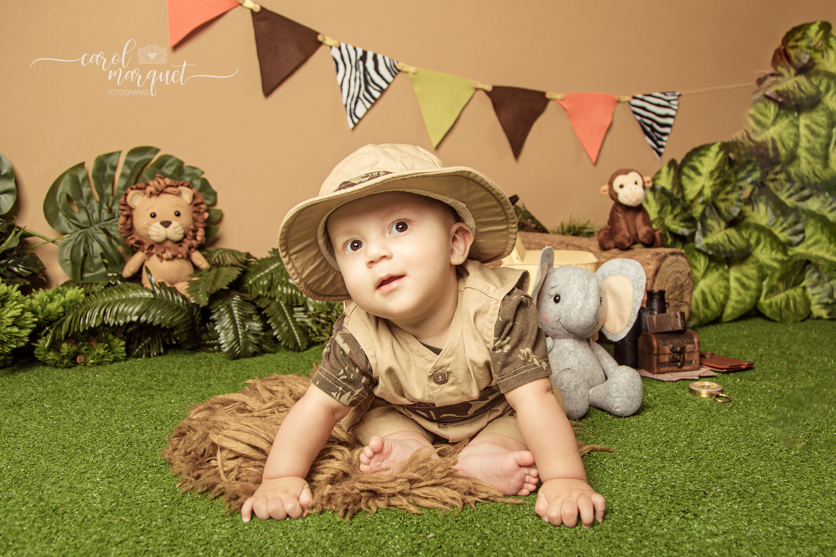 recém nascido bebê acompanhamento mensal trimestral floresta safari explorador aviador vintage retrô avião zoo Niterói Itaipu Região Oceânica Rio de Janeiro