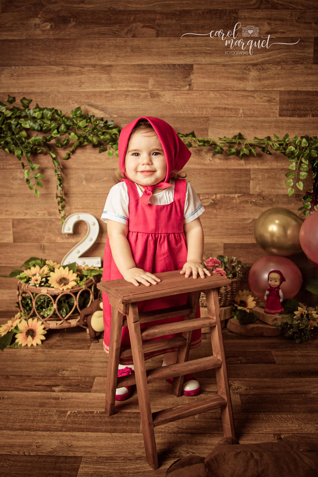 acompanhamento infantil bebê mensal trimestral aniversário Masha e o Urso Temático Itaipu Niterói Região Oceânica Rio de Janeiro flores floresta 2 anos