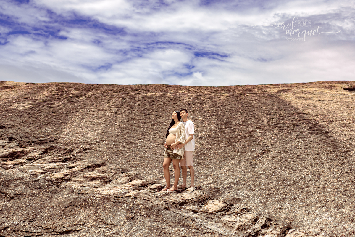 ensaio fotografia gestante gestação praia floresta rústico praiano carioca bebê Itaipu Niterói Rio de Janeiro Região Oceânica