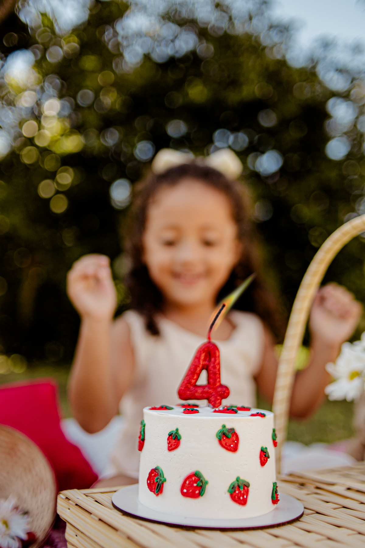 picnic aniversário b-day bday happy birthday celebração floresta morango croissant ursinho urso livro leitura sonho boho rústico ensaio externo fotografia foto retrato Niterói Itaipu Rio de Janeiro