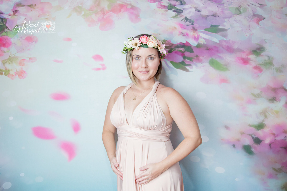 gestante gestação flores gravidez grávida