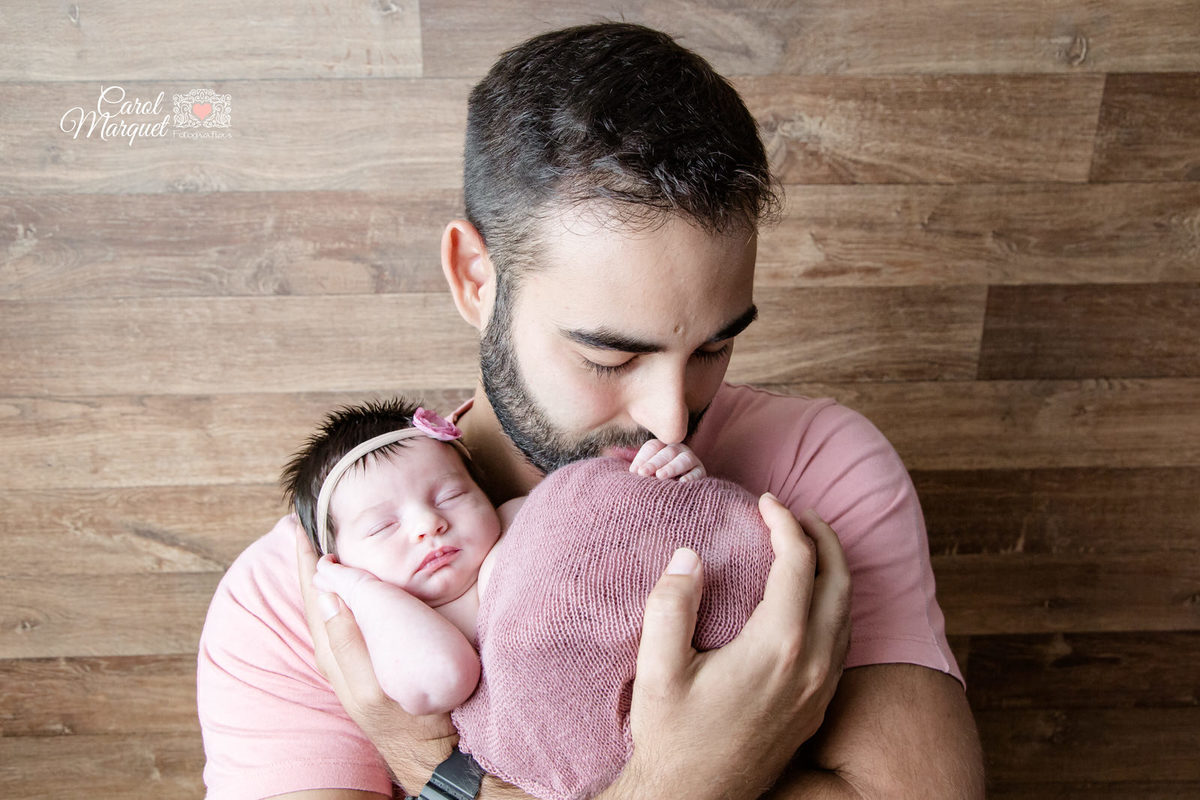 newborn menina recém nascido Niterói família pai