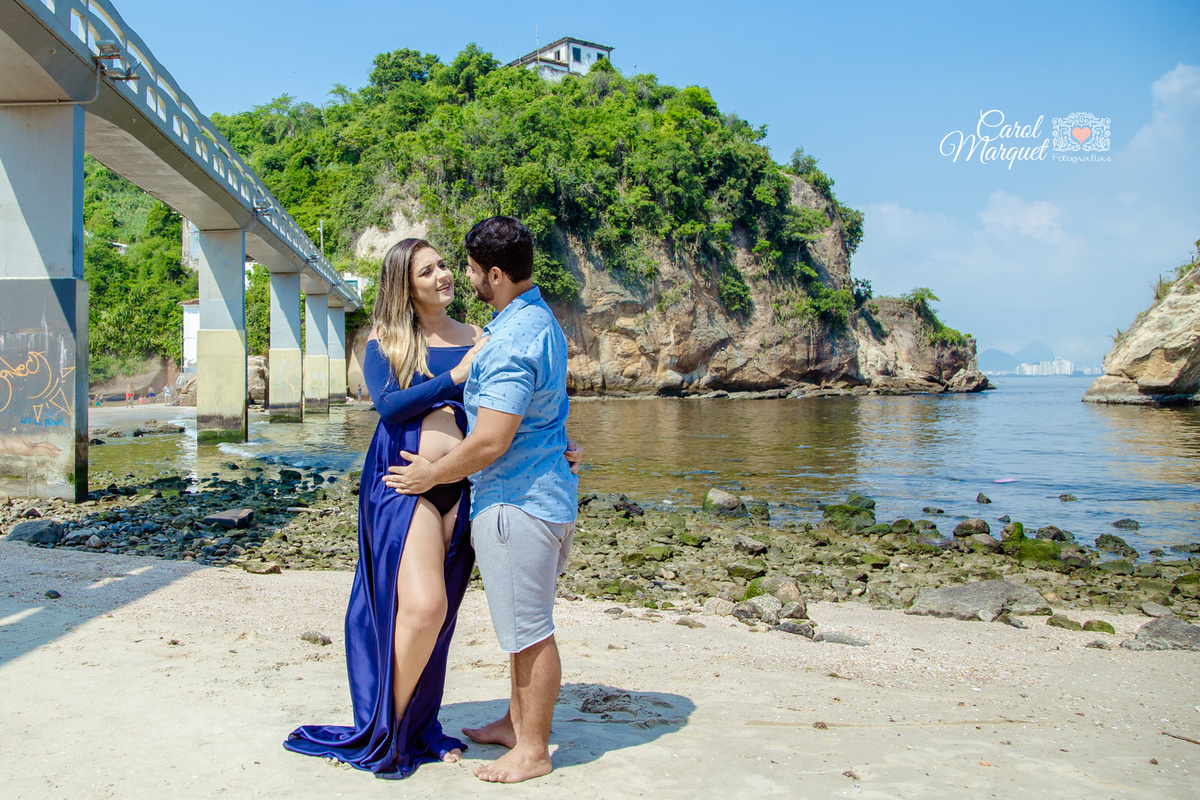 gestante gestação praia família mar céu montanha menino