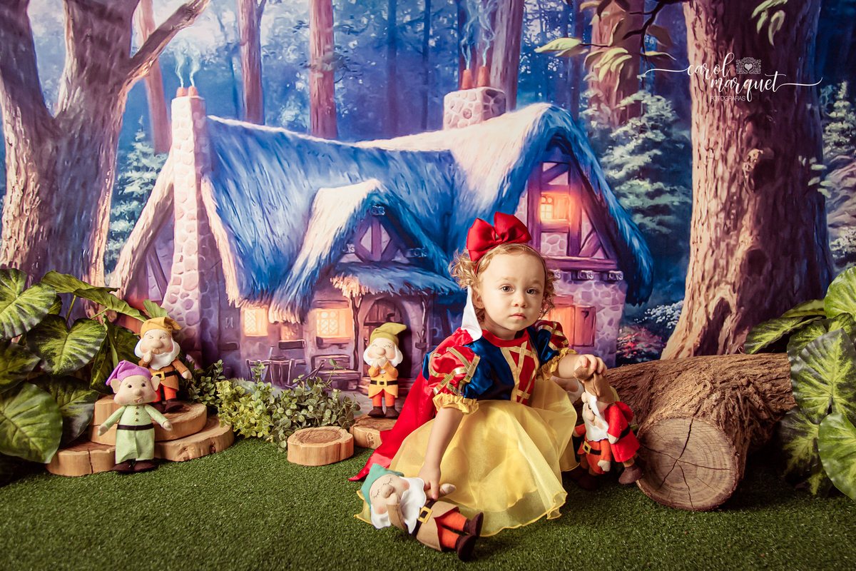 ensaio infantil branca de neve 7 anões snow white floresta niterói rio de janeiro
