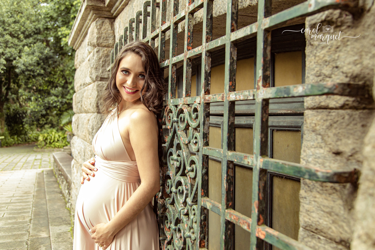 Parque Lage Rio de Janeiro Boho Romântico Gestante Gestação Casal Bebê doce espera floresta