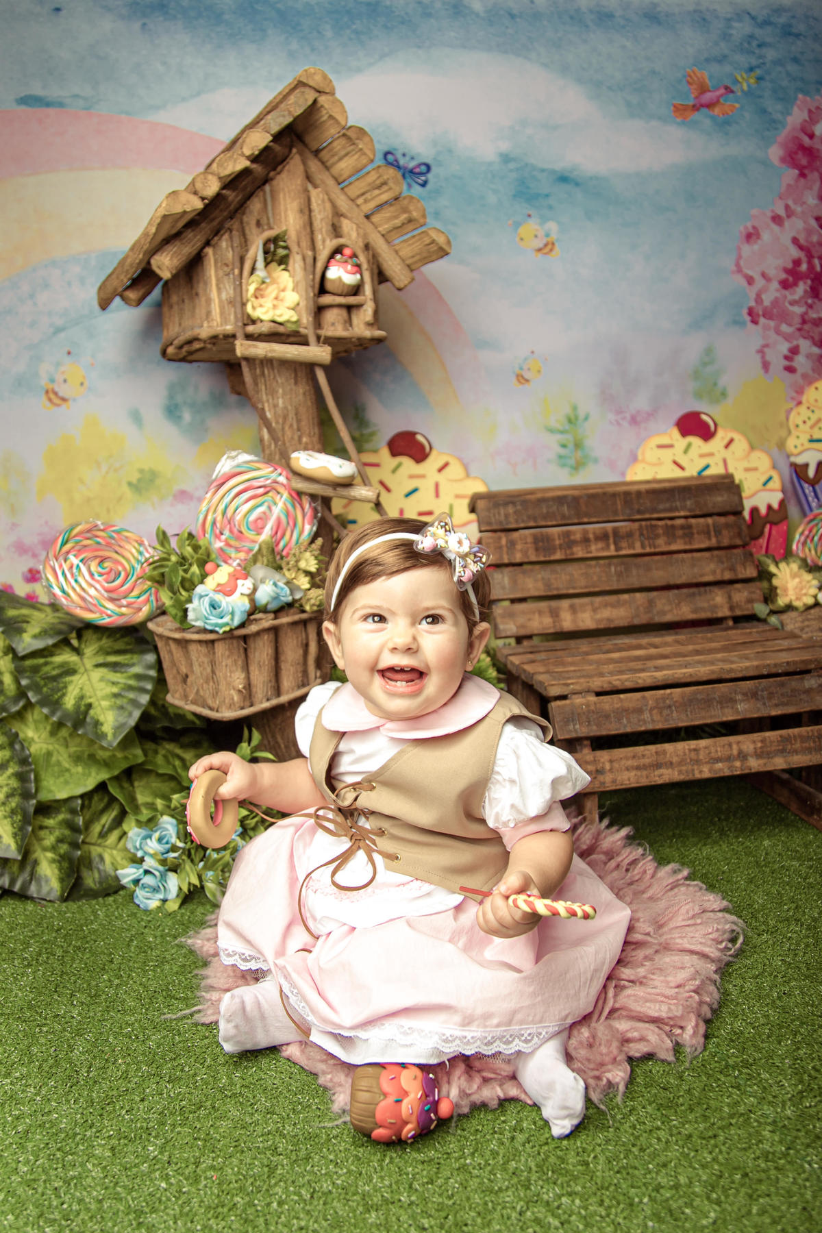 12 meses acompanhamento trimestral joão e maria doces natal flores floresta jardim bebê Niterói Rio de Janeiro fotografia retrato