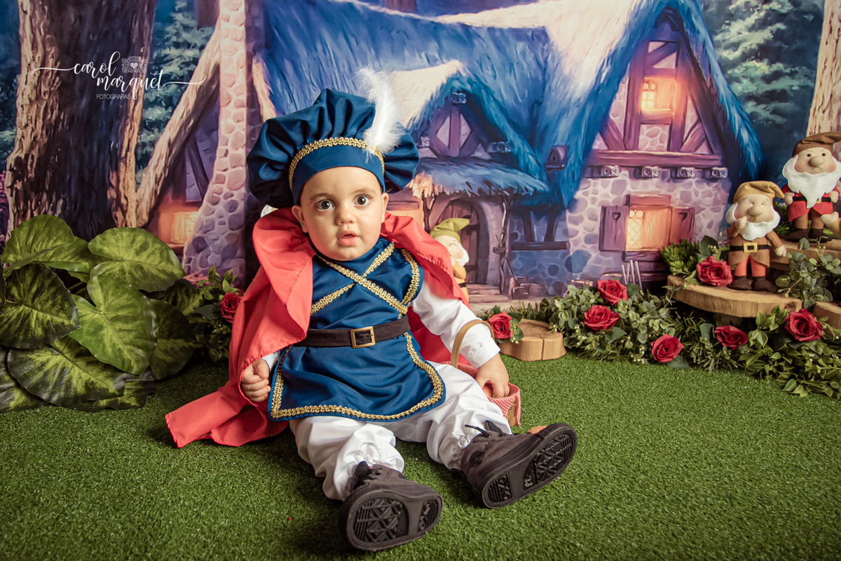 trimestral trimestre ensaio fotográfico fotografia retrato branca de neve 7 anões príncipe princesa gêmeos