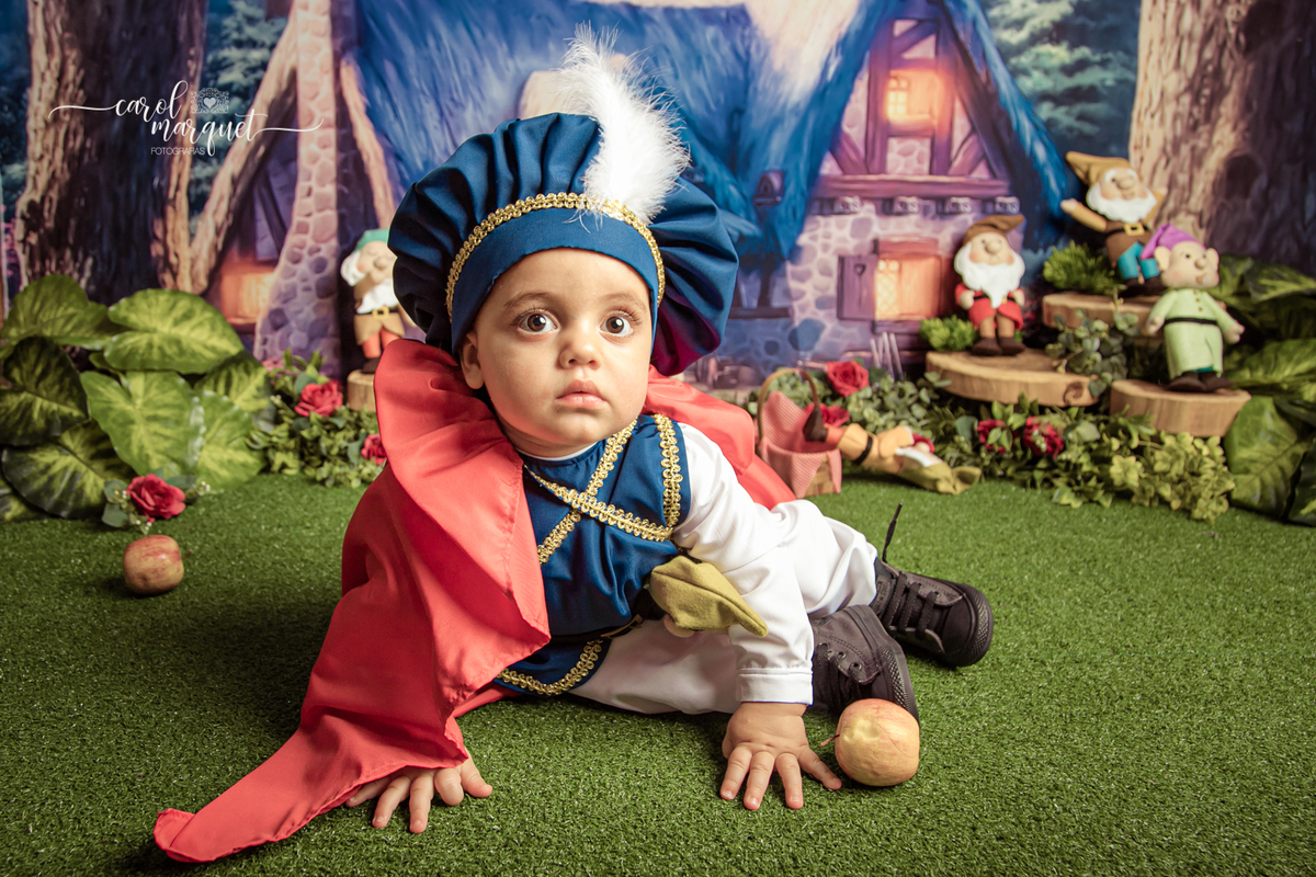 trimestral trimestre ensaio fotográfico fotografia retrato branca de neve 7 anões príncipe princesa gêmeos