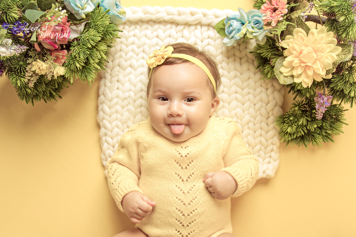 acompanhamento trimestral ensaio fotográfico fotografia retrato foto infantil flores floresta jardim princesa menina bebê família Niterói Rio de Janeiro