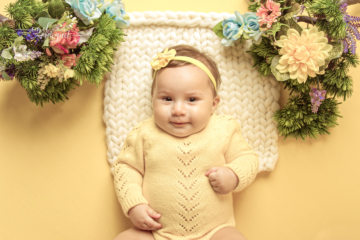acompanhamento trimestral ensaio fotográfico fotografia retrato foto infantil flores floresta jardim princesa menina bebê família Niterói Rio de Janeiro