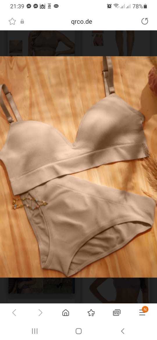 sutia e calcinha confort
