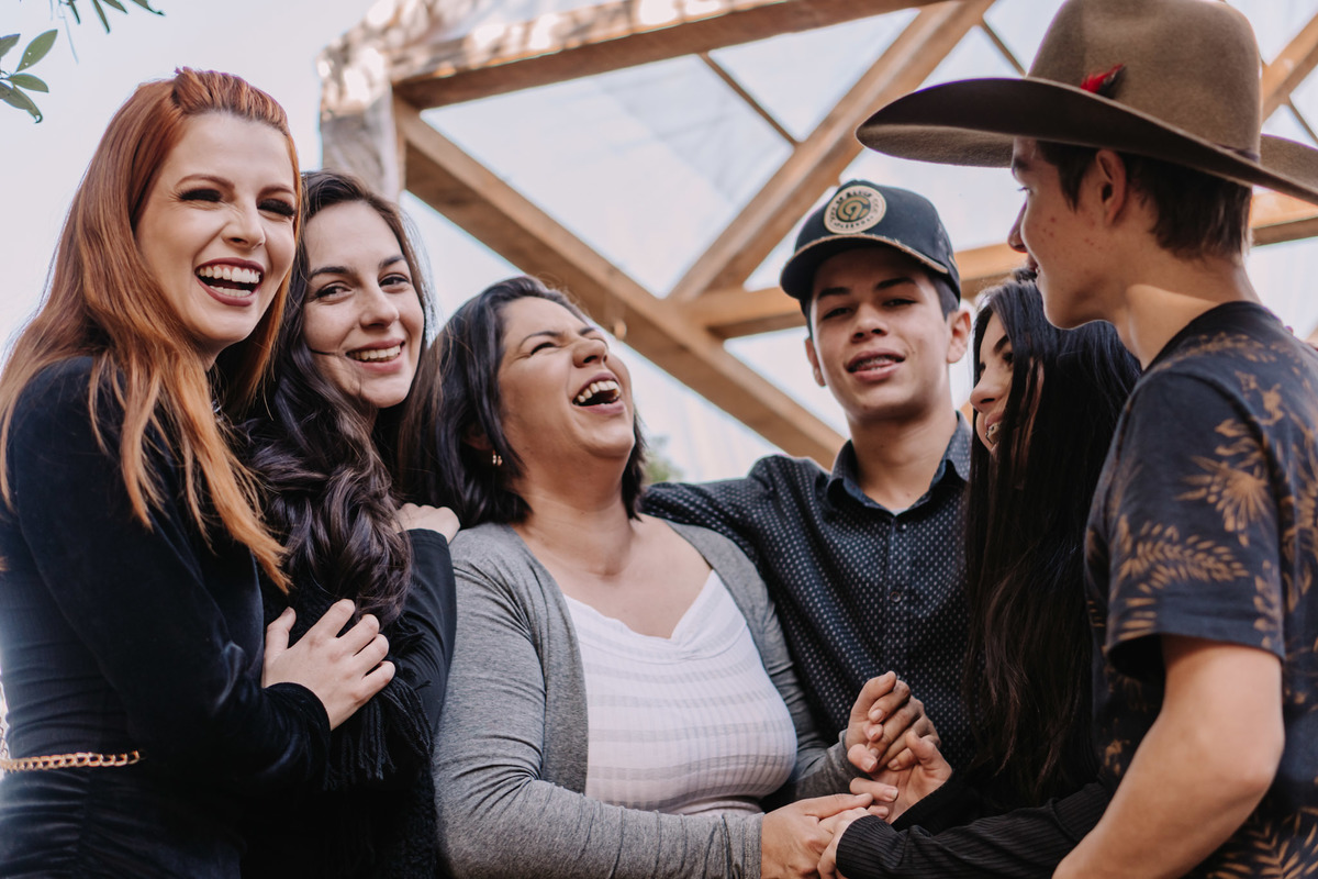Ensaio mãe, filho e avó