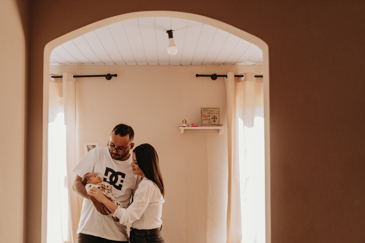 ensaio newborn em casa