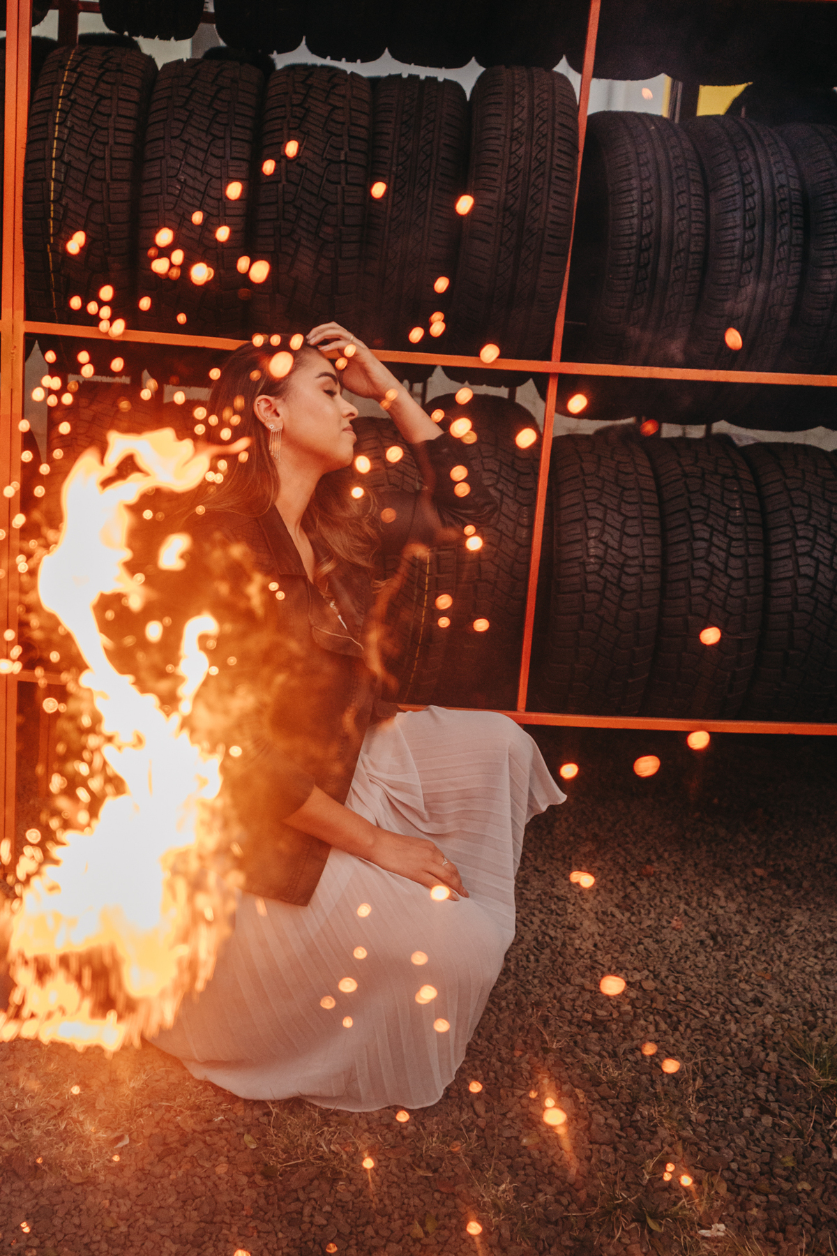 ensaio feminino urbano diferente