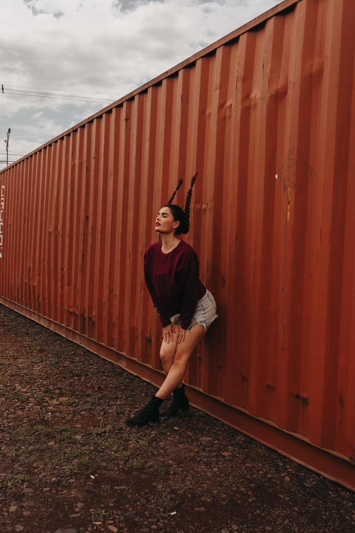 foto urbana feminina 