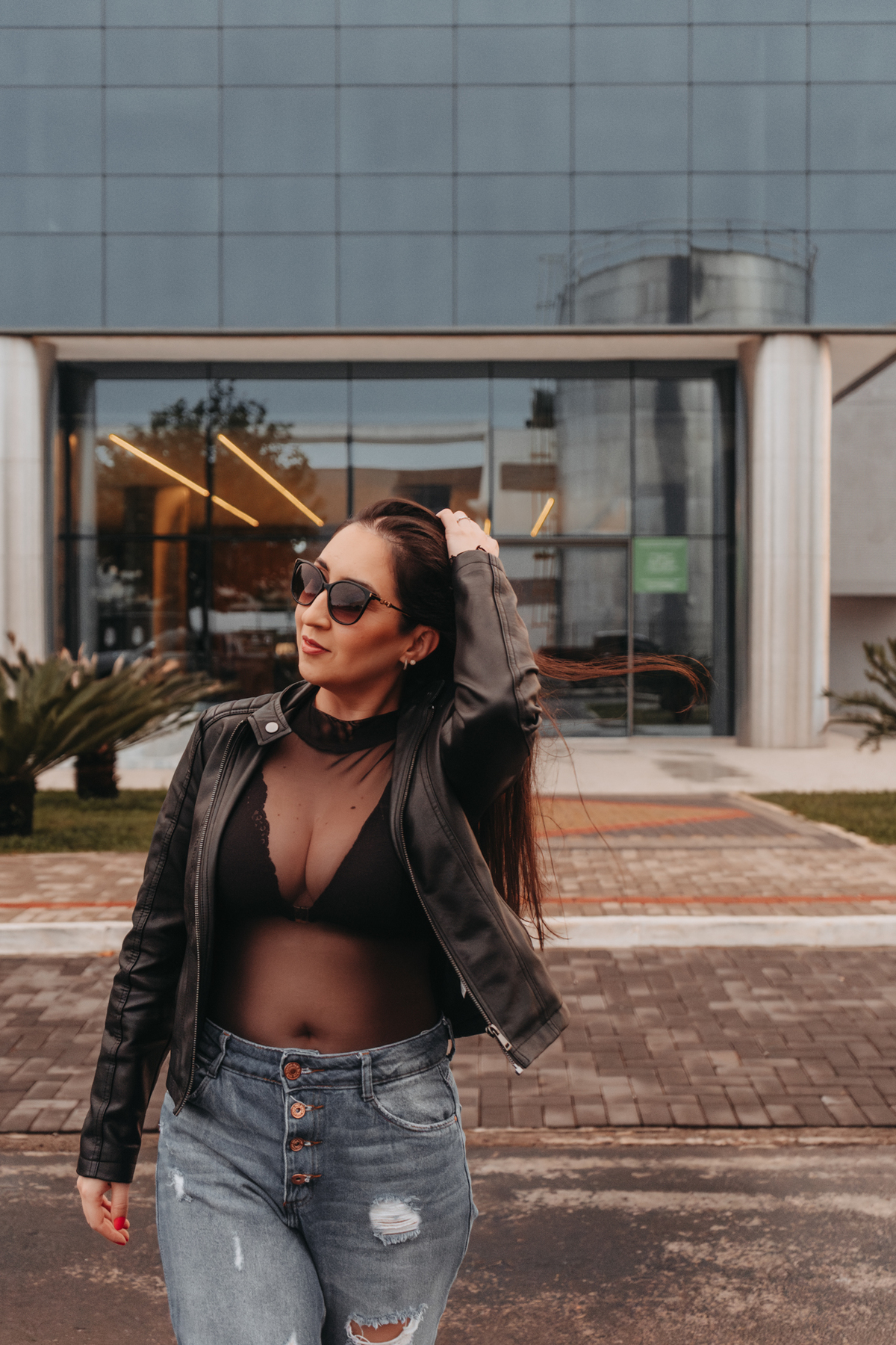 foto urbana feminina