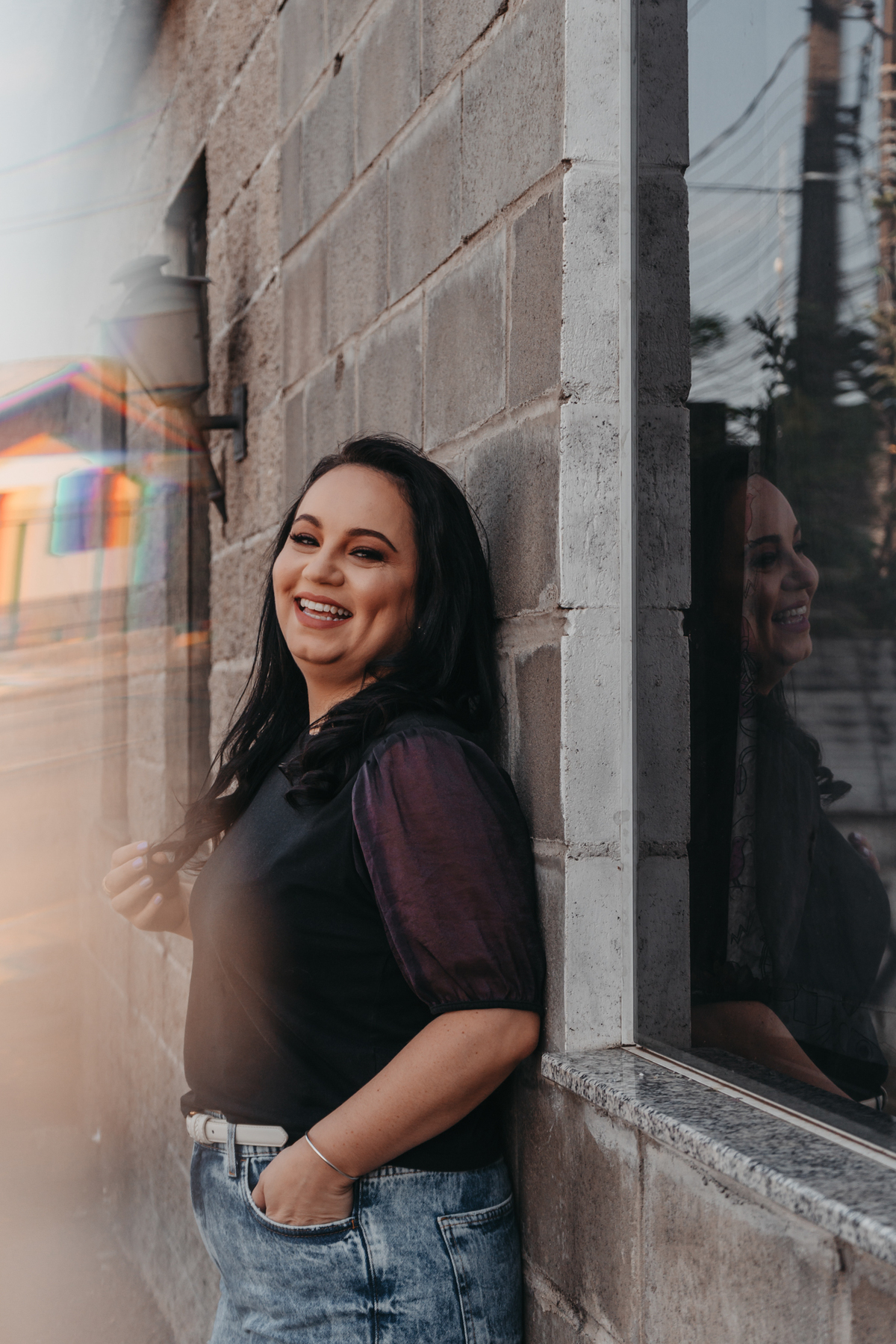 foto urbana feminina rua