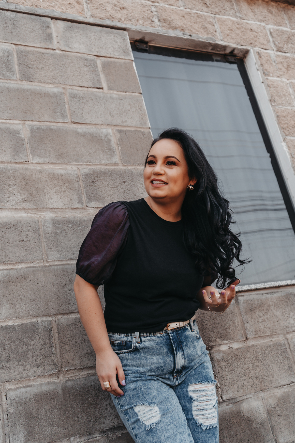 foto urbana feminina rua