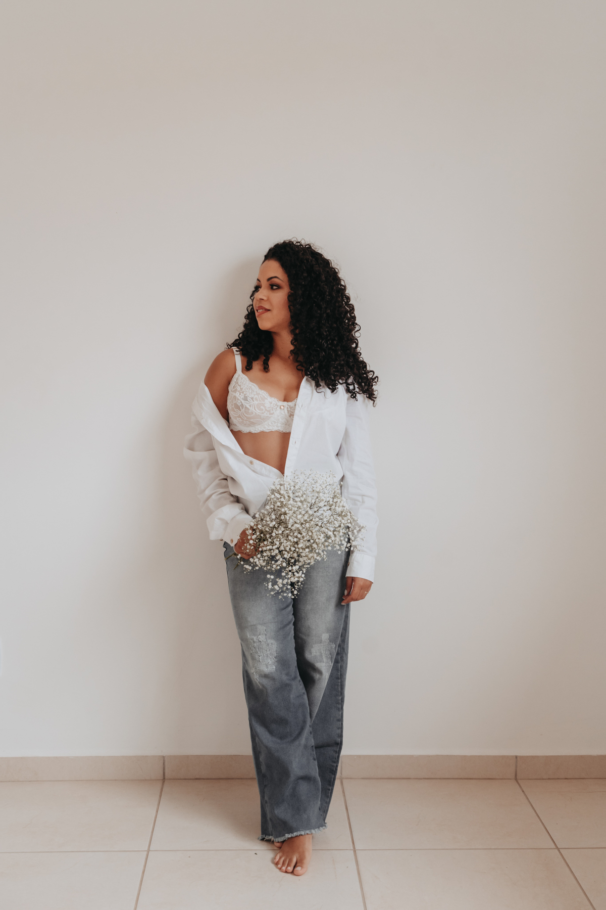 ensaio intimista delicado