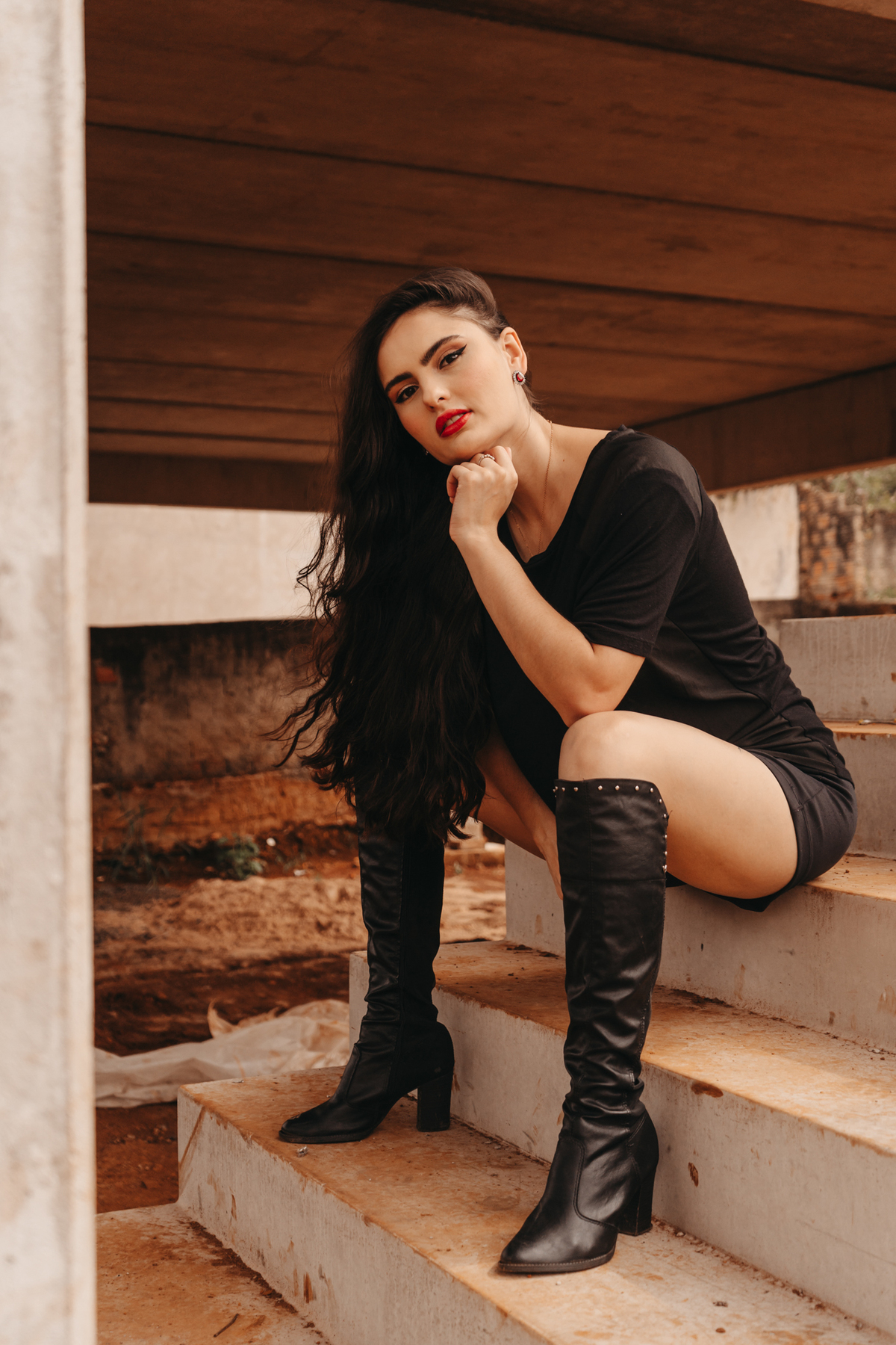 foto intimista feminina urbana