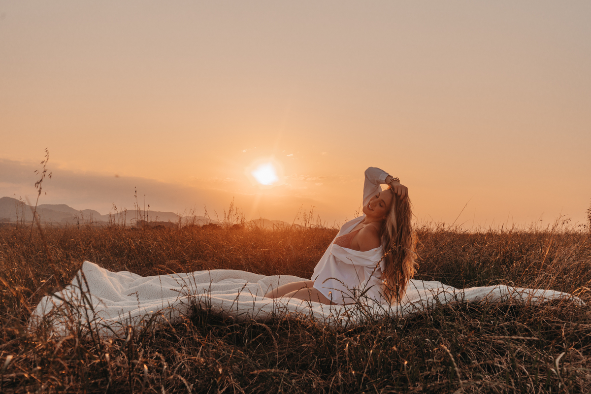 ensaio delicado feminino mata