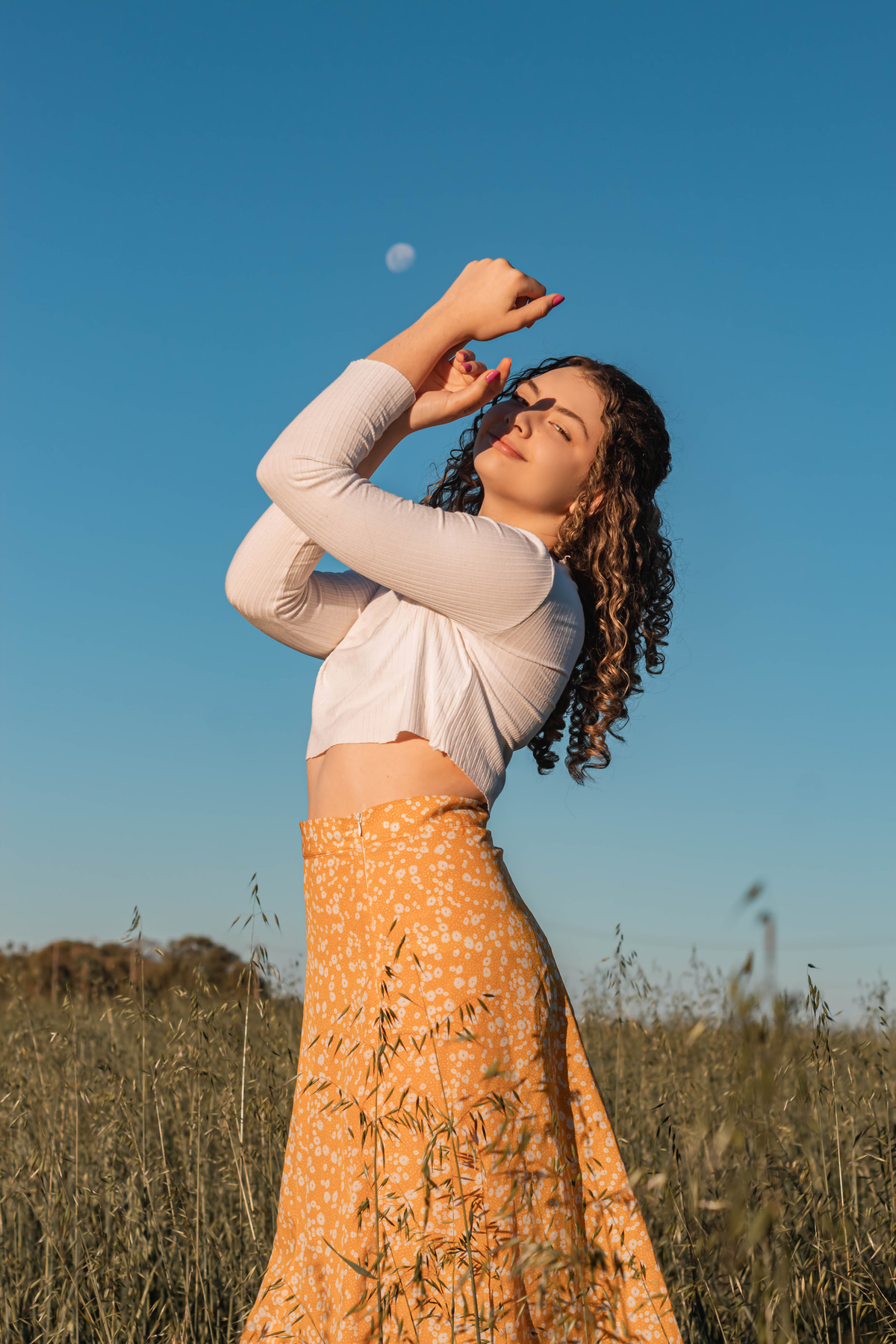 Ensaio de 15 anos na natureza