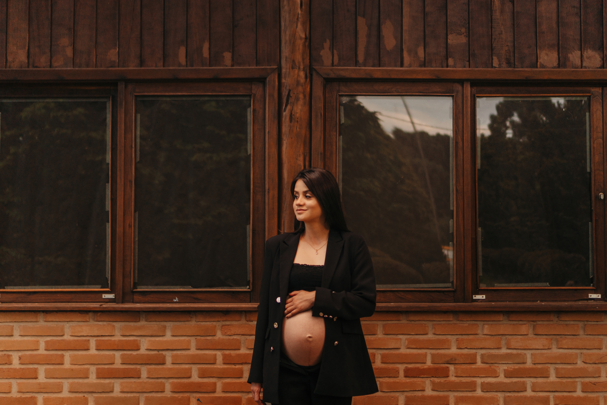 Ensaio gestante moderno