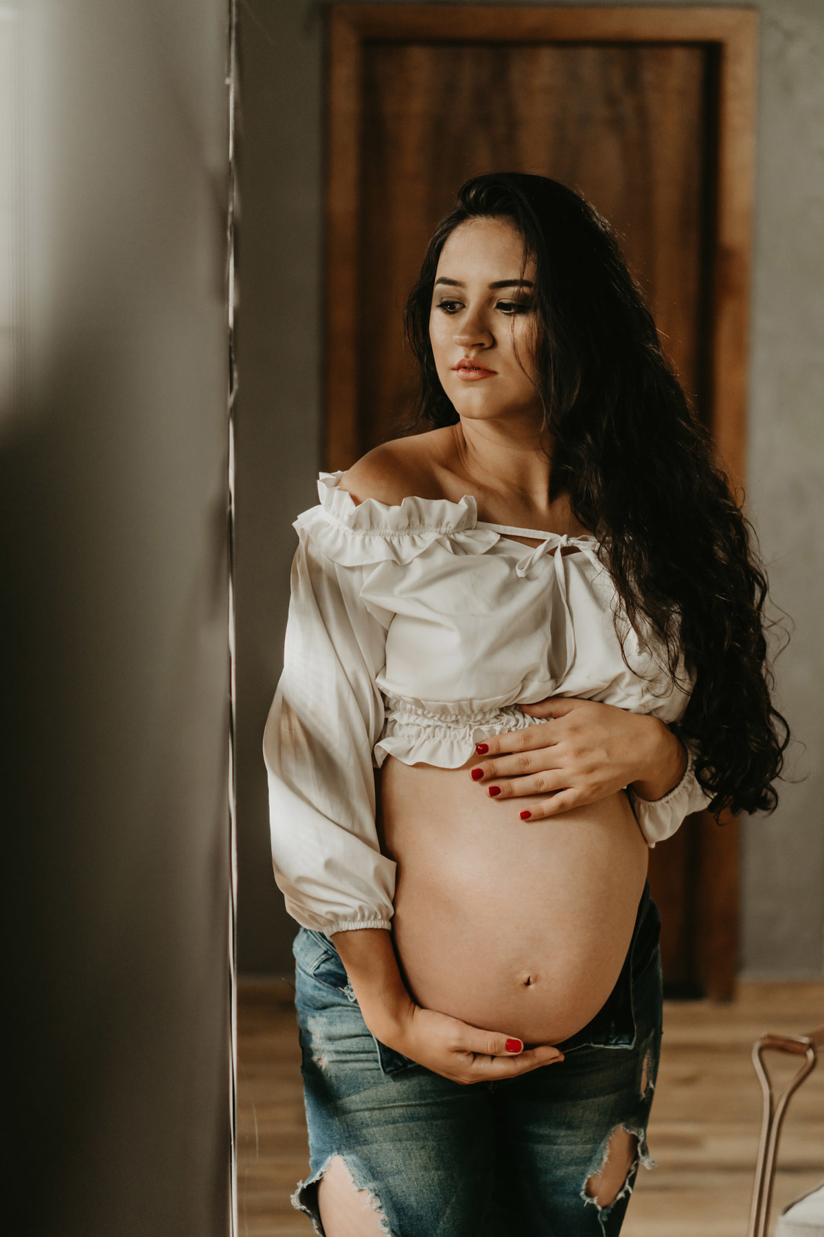 ensaio gestante clean