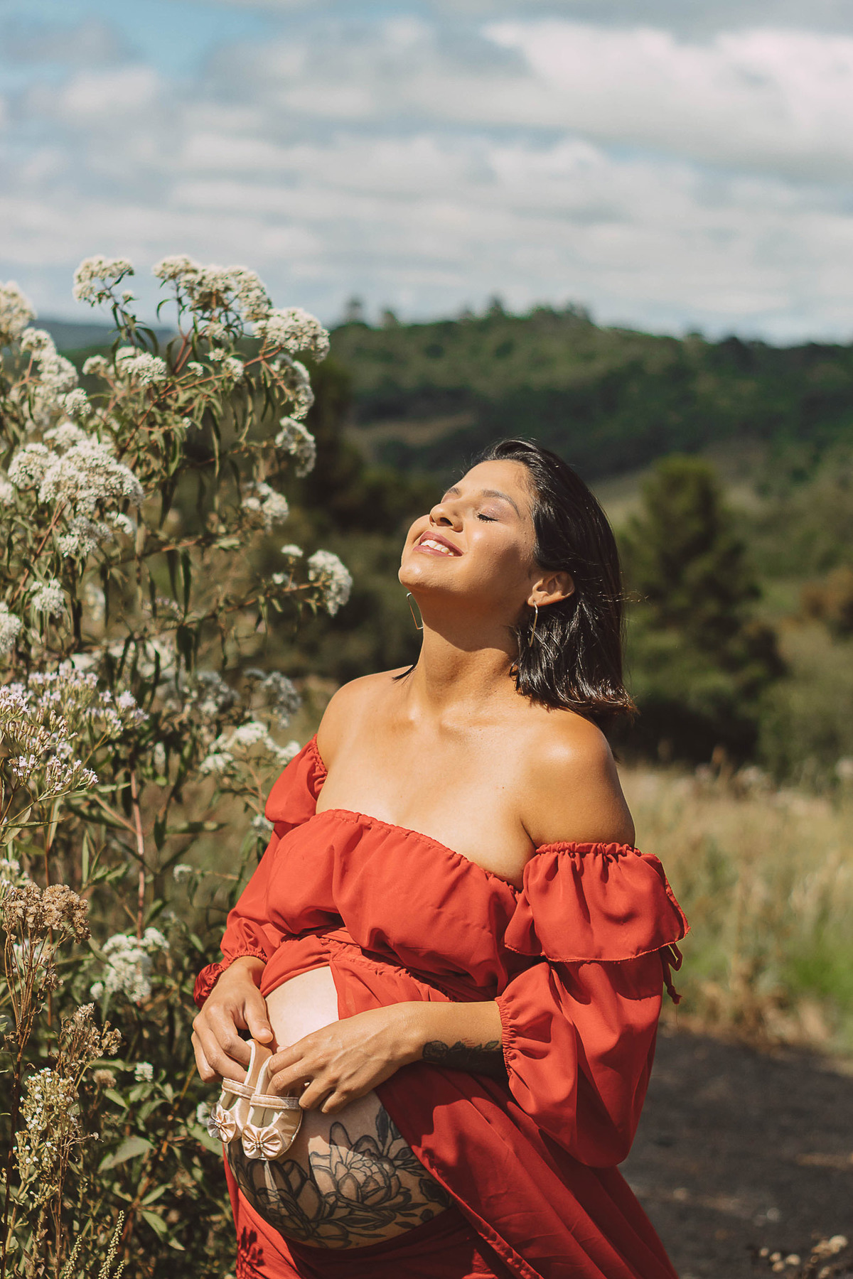 fotos gestante na natureza