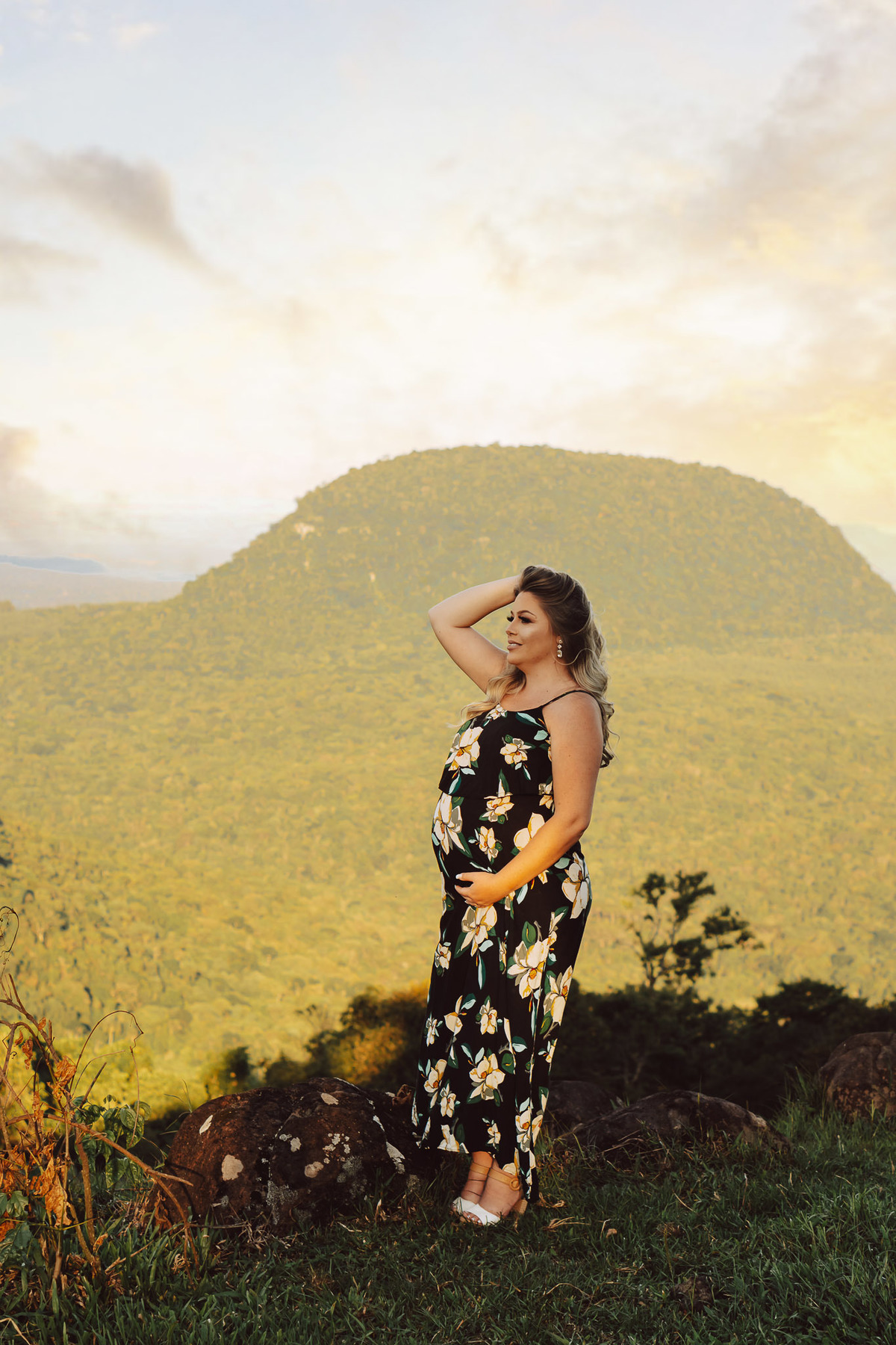 fotos gestante na natureza