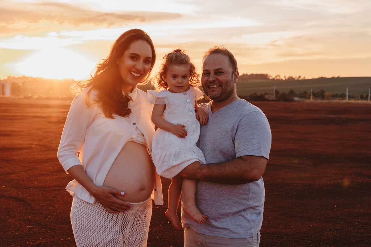 foto gestante natureza