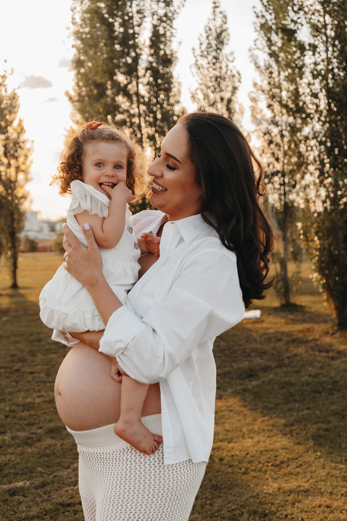 foto gestante natureza