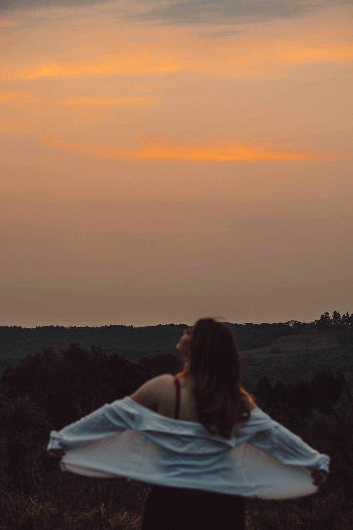 fotos no pôr do sol