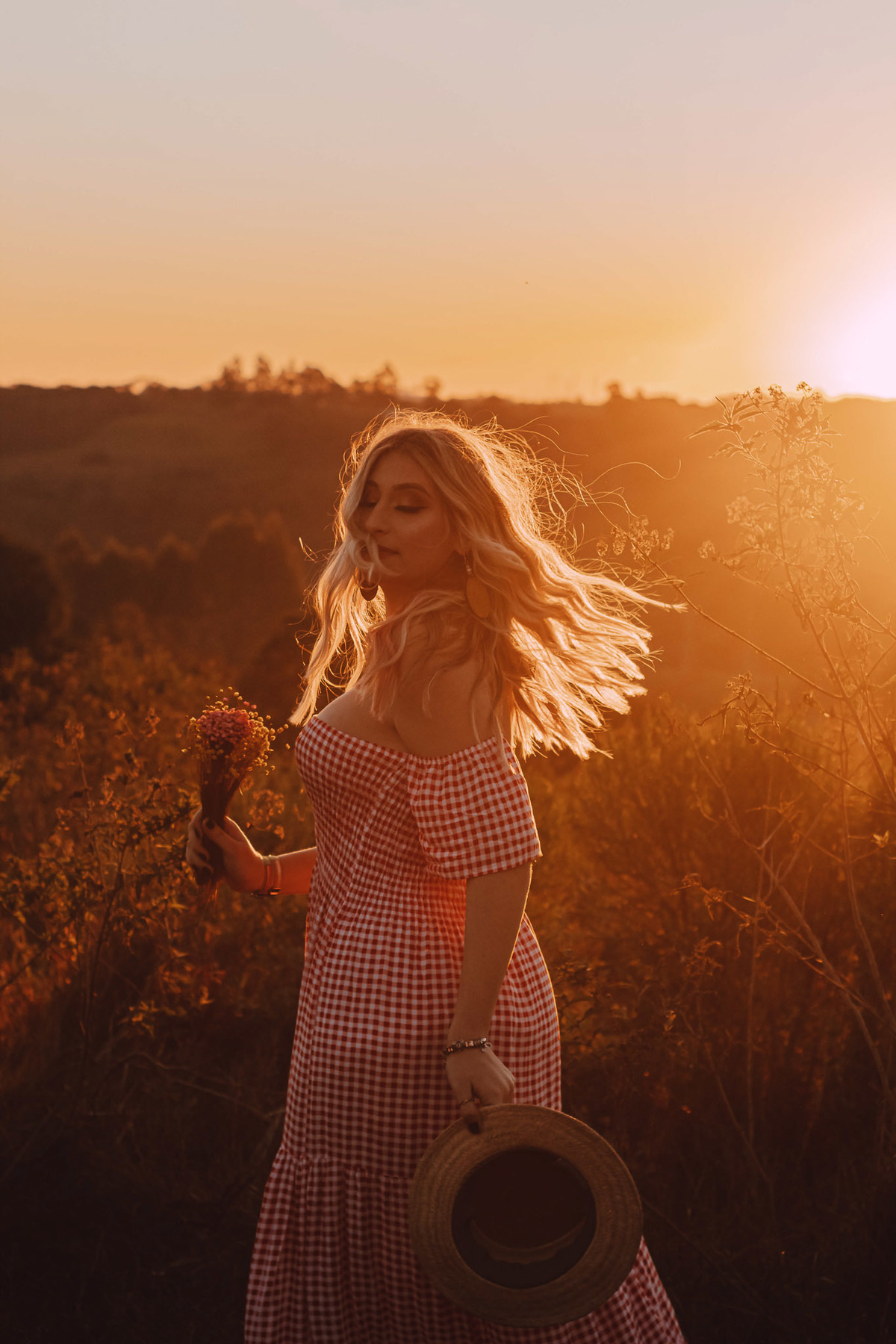 fotos no pôr do sol