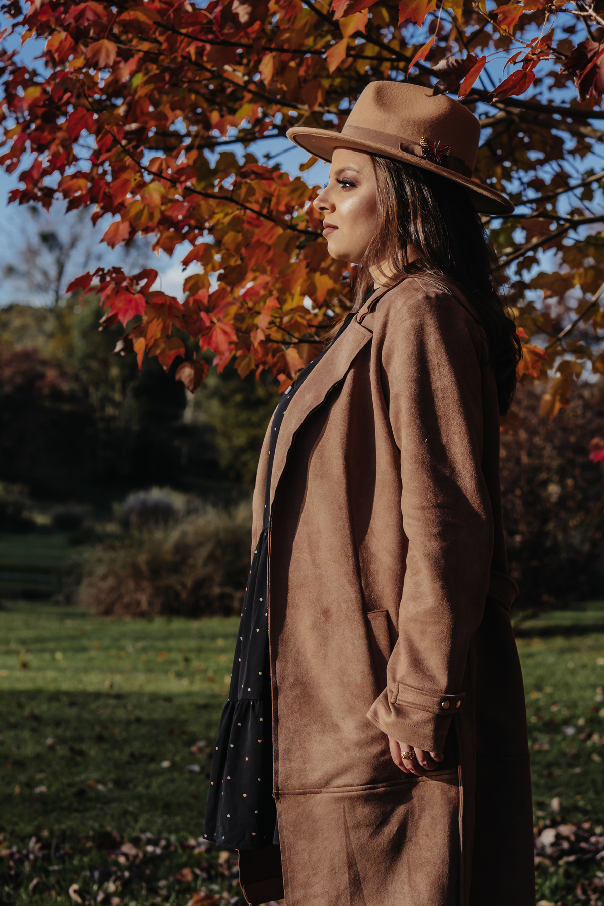 Ensaio feminino no inverno