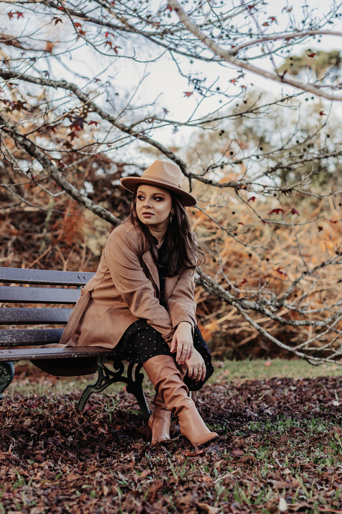 Ensaio feminino no inverno